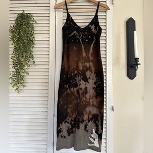 Wild Fable Bleach-Dye Dress